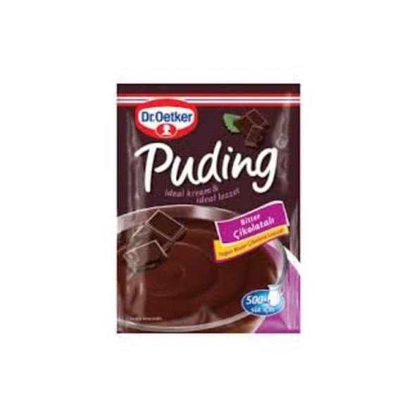 Dr. Oetker Puding Bitter Çikolatalı 111 Gr ürün görseli