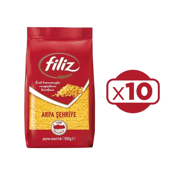 Filiz Makarna Arpa Şehriye 10 x 500 G ürün görseli