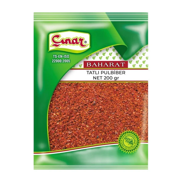 Çınar Tatlı Pul Biber 200 gr ürün görseli 1