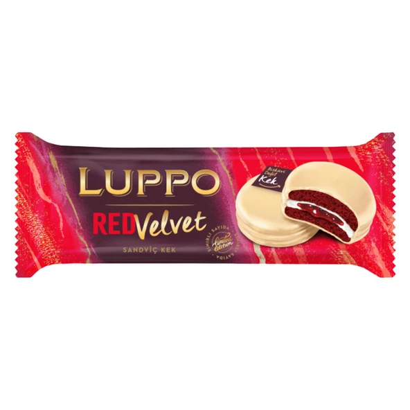 Luppo Red Velvet Sandviç Kek 182 Gr ürün görseli 1