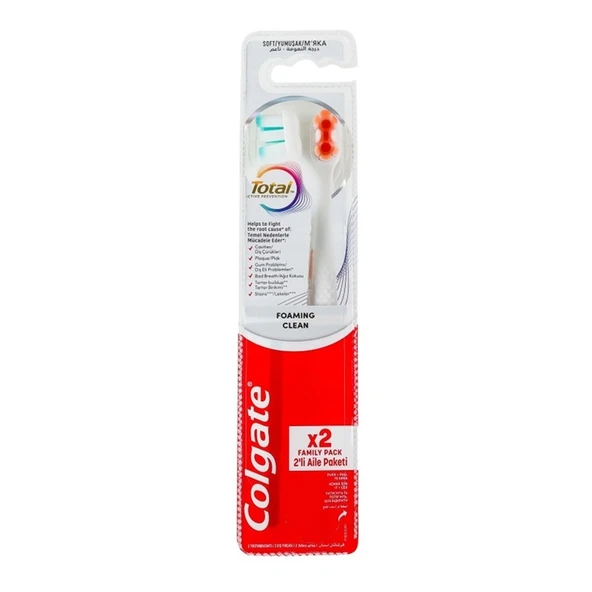 Colgate Diş Fırçası Foaming Clean 2'li Paket ürün görseli