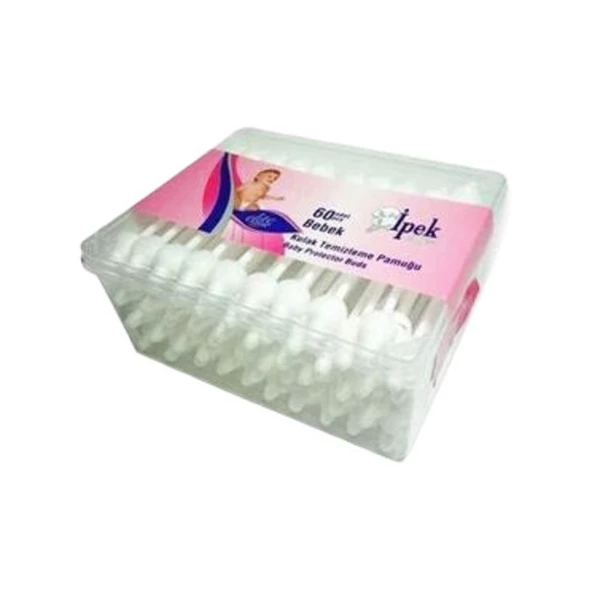 İpek Bebek Kulak Temizleme Çubuğu 60'lı ürün görseli 1