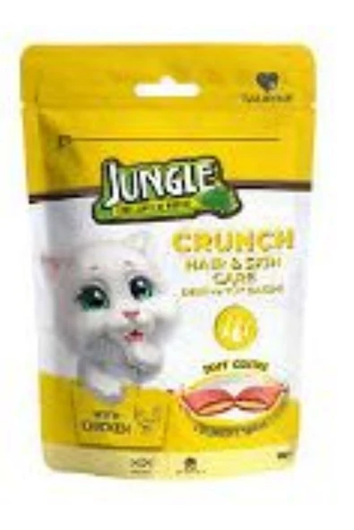 Jungle Crunch Kedi Ödül Maması Deri & Tüy Bakımı 60 Gr *10'lu ürün görseli 1