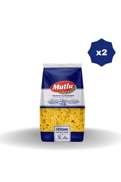 Mutlu FİYONK MAKARNA 500 GR X 2 ADET ürün görseli