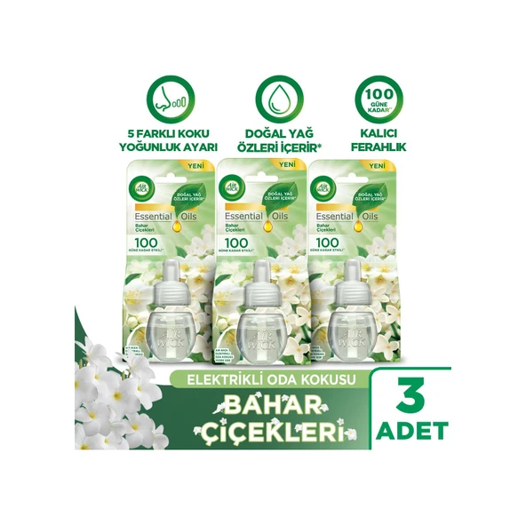 Air Wick Elektrikli Oda Kokusu Yedek Bahar Çiçekleri X 3 Bahar Çiçekleri ürün görseli 1