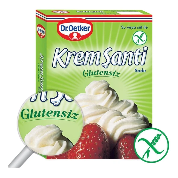 Dr. Oetker Glutensiz Krem Şanti Sade 72 Gr ürün görseli 1
