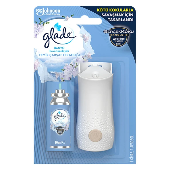 Glade Oda Kokusu Banyo Cihaz Yedek Temiz Çarşaf Ferahlığı 10 Ml ürün görseli 1