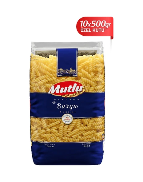 Mutlu Burgu Makarna 10 x 500 G ürün görseli