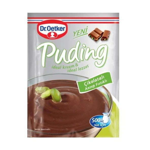 Dr. Oetker Puding Çikolatalı Antep Fıstıklı 100 Gr ürün görseli