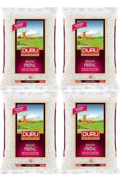 Duru Baldo Pirinç 1 Kg X 4 Adet ürün görseli 1