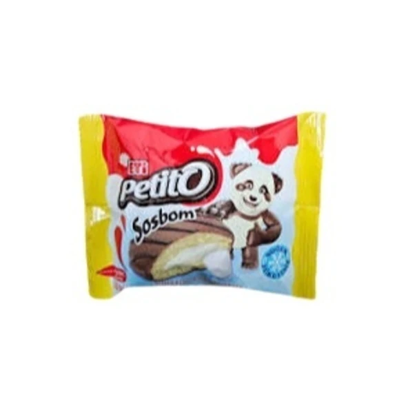 Eti Petito Sosbom Çikolatalı Krema Dolgulu Kek 50 Gr ürün görseli