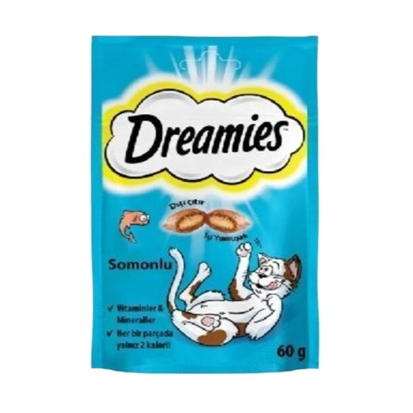 Dreamies Mama Kedi Ödül Somonlu 60 Gr ürün görseli 1