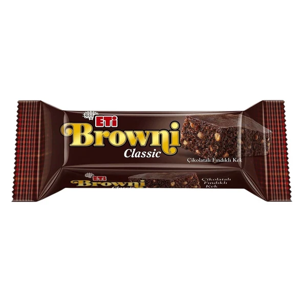 Eti Kek Browni Classic Çikolatalı Fındıklı 40 Gr ürün görseli