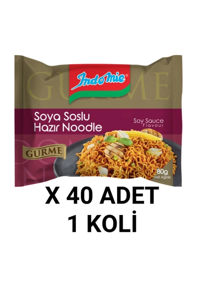 İndomie Hazır Noodle Gurme Soya Soslu 80 gr X40 1 KOLİ ürün görseli