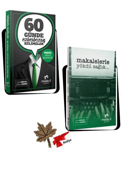 Modadil Yayınları Modadil YÖKDİL SAĞLIK Okuma ve Kelime Seti Rıdvan Gürbüz & Suat Gürcan (Hediyeli) ürün görseli