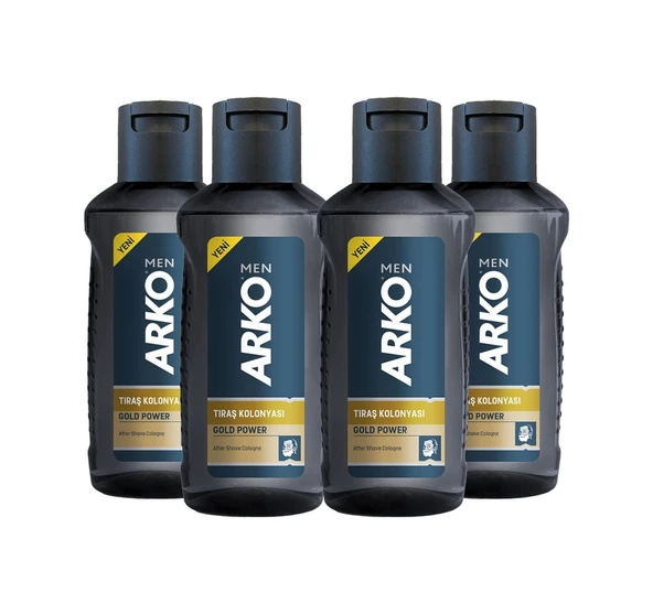 Arko Men Gold Power Tıraş Kolonyası 4 x 255 ML ürün görseli 1