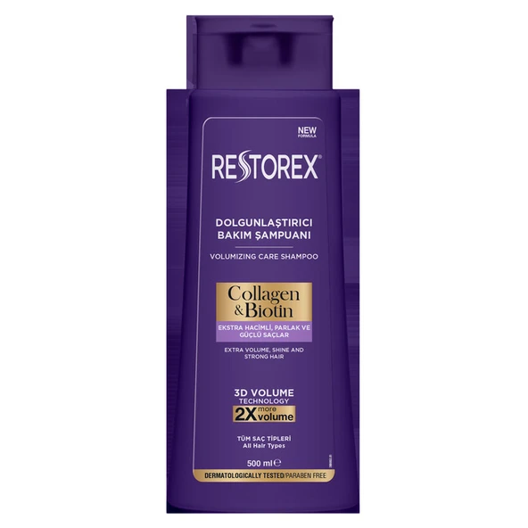 Restorex Şampuan Kolajen Biotin 500 Ml ürün görseli 1