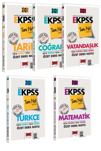 Yargı Yayınları Yargı Yayınları 2026 E-KPSS Tam Not Serisi Hem Konu Hem Soru Tüm Dersler Seti ürün görseli