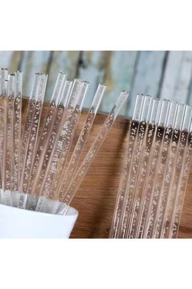 Big Party Cake Pops Çubuğu Şeffaf 21cm 12'li ürün görseli