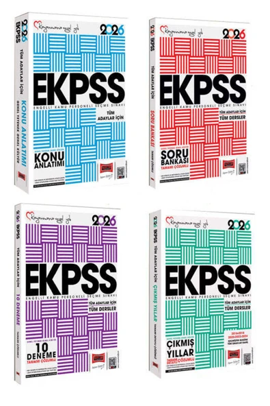 Yargı Yayınları 2026 EKPSS GK-GY Tüm Dersler Konu-Soru-Deneme-Çıkmış Sorular Kazandıran Full Set ürün görseli