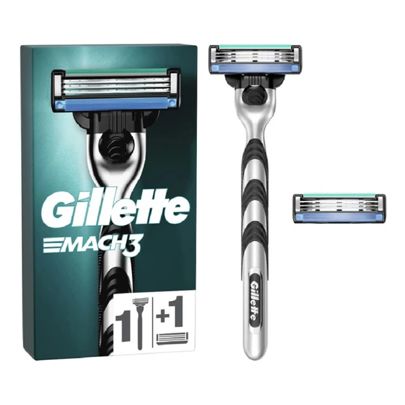 Gillette Tıraş Makinesi Mach Yedek Bıçağı 3'lü ürün görseli 1