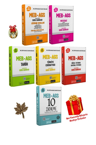 Pegem Akademi Yayıncılık 2026 MEB AGS Tüm Dersler Soru Bankası Seti Pegem (4 HEDİYELİ) ürün görseli