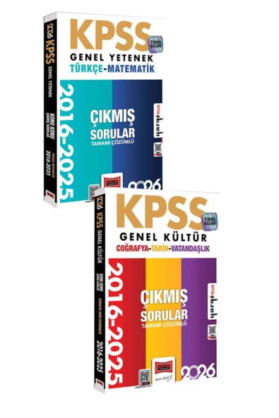 Yargı Yayınları 2026 KPSS GY-GK Türkçe-Matematik-Tarih-Coğrafya-Vatandaşlık 2016-2026 Konu Konu Çözümlü Çıkmış-SET ürün görseli