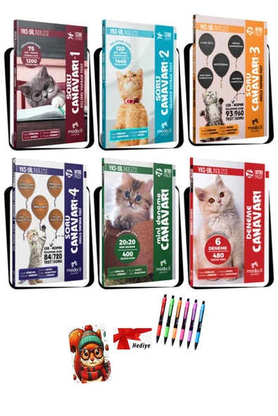 Modadil Yayınları YKSDİL Soru ve Deneme Canavarı Seti (6 Kitap) Suat Gürcan & Rıdvan Gürbüz Modadil (2 Hediyeli) ürün görseli