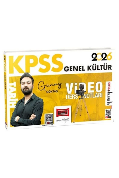 Yargı Yayınları Yargı 2026 KPSS Tarih Video Ders Notları - Günay Göktaş Yargı Yayınları ürün görseli