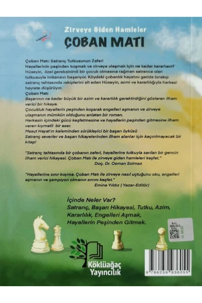 KÖKLÜ YAYINCILIK Çoban Matı (MESUT HAYAT) Köklüağaç Yayıncılık - Resim 2