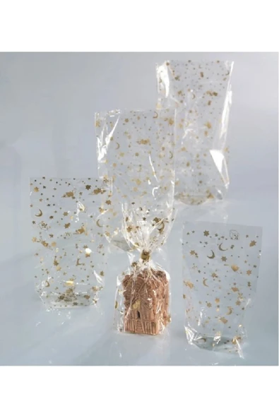 Big Party Kurabiye Jelatini Gold Desenli 10lu 11x19 ürün görseli