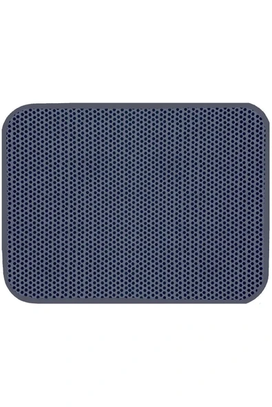 İN3DEX Büyük Boy Delikli Kedi Kumu Paspası, 60x80 CM, GRİ, Kum Toplayıcı - Resim 2