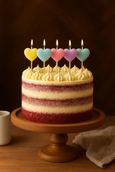 Big Party Mum Kalp Makaron Renkli 5 Parça ürün görseli