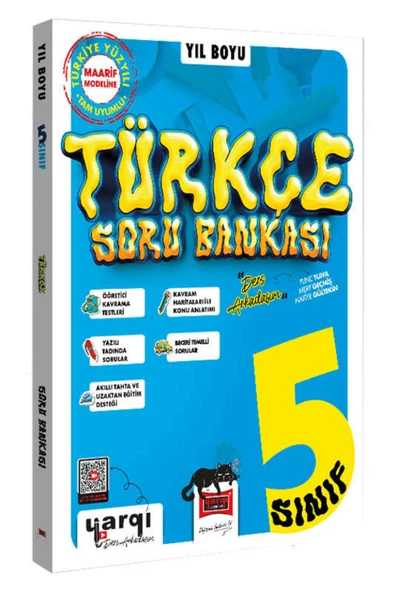 Yargı Yayınları Yargı Ders Arkadaşım 5.Sınıf Türkçe Yıl Boyu Soru Bankası ürün görseli