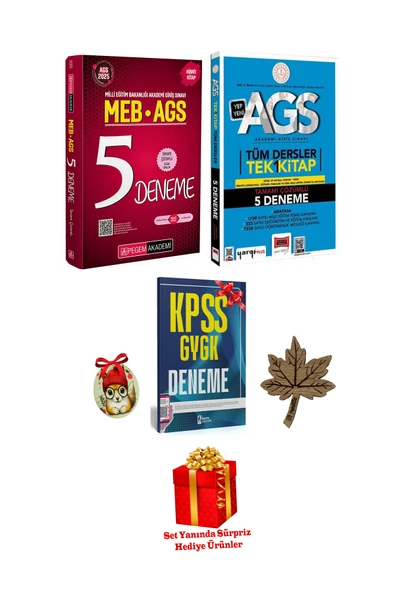 Yargı Yayınları 2025 Meb Ags Tüm Dersler 11 Deneme Sürpriz Hediyeler Yargı & Pegem ürün görseli