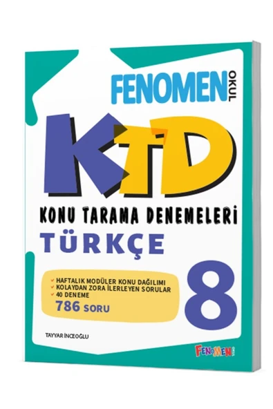 fenomen okul FENOMEN 8 KTD TÜRKÇE ürün görseli