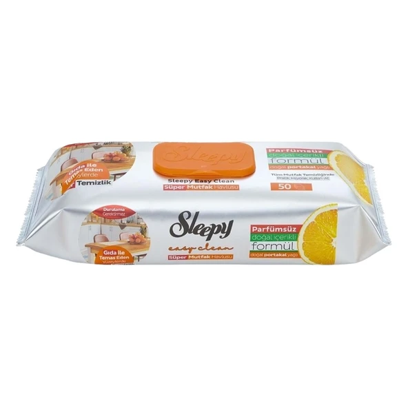 Sleepy Süper Mutfak Havlusu Portakal 50'li ürün görseli