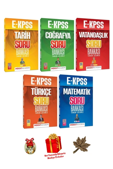 İndeks Akademi 2026 E-KPSS Tüm Dersler Soru Bankası Seti (4 HEDİYELİ) ürün görseli
