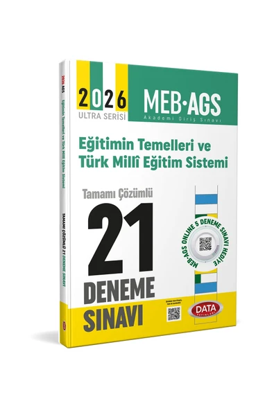 Data Yayınları Data MEB-AGS Eğitimin Temelleri Ve Türk Milli Eğitim Sistemi 21 Deneme Çözümlü Ultra Serisi Dat ürün görseli