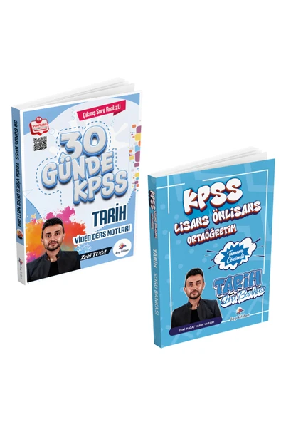 Dizgi Kitap 2026 KPSS Tarih Kazandıran 2'li Set Zeki Tuğa ürün görseli
