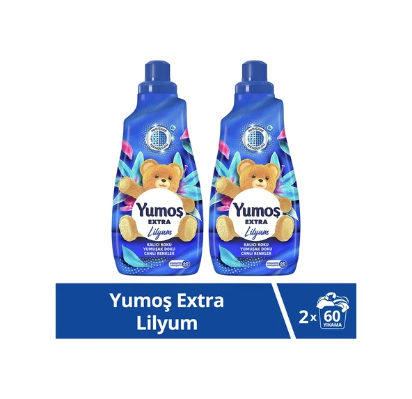 Yumoş Extra Konsantre Çamaşır Yumuşatıcısı Lilyum 2 x 1440 ML ürün görseli 1