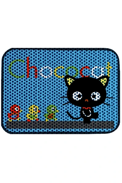 PeraMila Elekli Tuvalet Önü Desenli Kedi Kumu Paspas 45 X 60 Cm - Resim 3