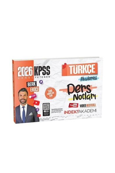 İndeks Akademi 2026 KPSS Türkçe Algoritma Tamamı Çözümlü Soru Bankası+Video Ders Notları-2 KİTAP-SET-Berk Ekici - Resim 3