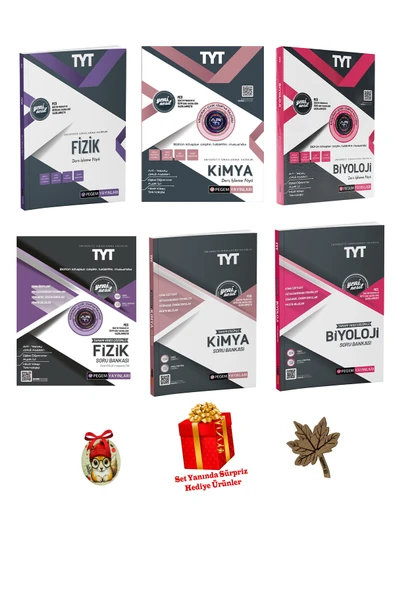 Pegem Akademi Yayıncılık 2026 TYT Fizik Kimya Biyoloji Konu Anlatımı ve Soru Bankası Sayısal Set (4 HEDİYELİ) ürün görseli