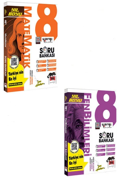 Yargı Yayınları Yargı Ders Arkadaşım 8.Sınıf LGS Fen Bilimleri-Matematik Yıl Boyu Soru Bankası Seti (2 Kitap) ürün görseli
