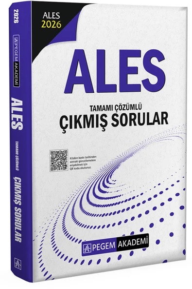 Pegem Akademi Yayıncılık 2026 ALES Tamamı Çözümlü Çıkmış Sorular ürün görseli