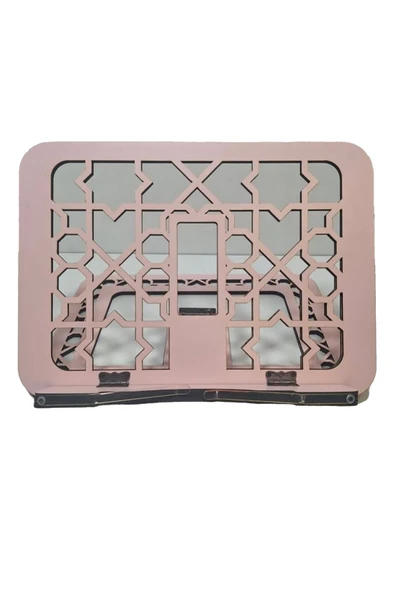 PeraMila Üç Kademeli Ahşap Rahle Kuran-ı Kerim & Kitap Okuma Standı Tablet Laptop Tutucu Nota Standı ürün görseli