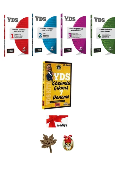 Modadil Yayınları YDS Çözümlü Çıkmış 7 Deneme ve YDS Modüler Soru Bankası Fuat Başkan Rıdvan Gürbüz - Resim 3