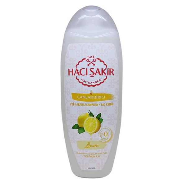 Hacı Şakir Şampuan Canlandırıcı Limon Özlü 500 Ml ürün görseli 1