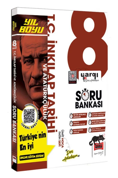 Yargı Yayınları Yargı Yayınları 8.Sınıf LGS T.C İnkılap Tarihi ve Atatürkçülük Yıl Boyu Soru Bankası ürün görseli